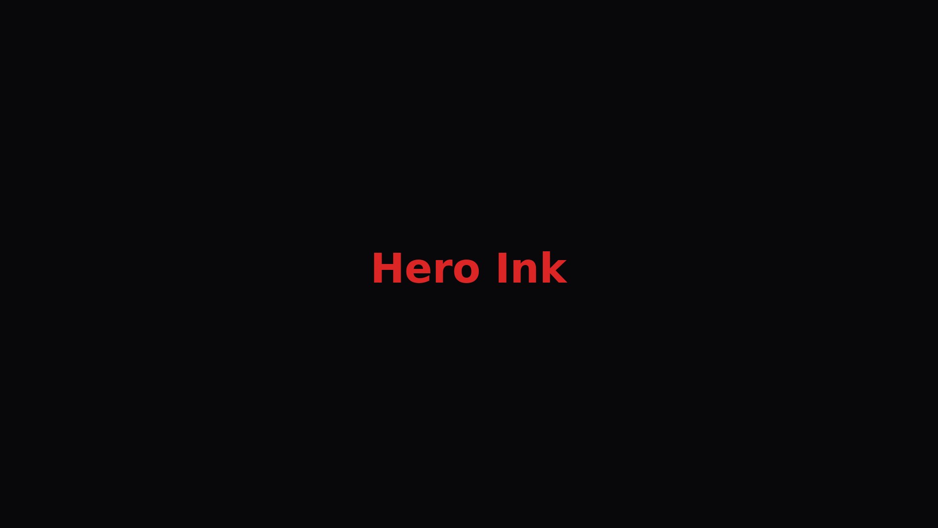Tattoo artist at work